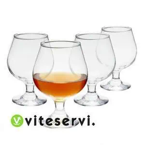 Set de 04 verres à cognac de qualité Supérieure