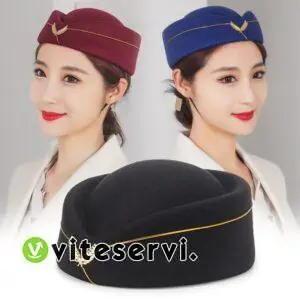 Chapeau Béret d’Hôtesse
