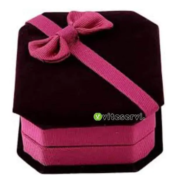 boite a bijoux 2 Boîte esthétique à intérieur en velours pour montre et bracelet