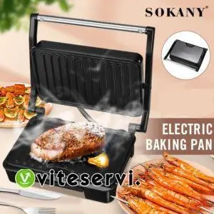 Panini Sandwich Maker SOKANY SK-220 1200W