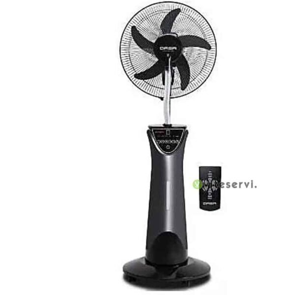 Ventilateur QASA Electrique à refroidissement et humidificateur par eau rechargeable-climatiseur
