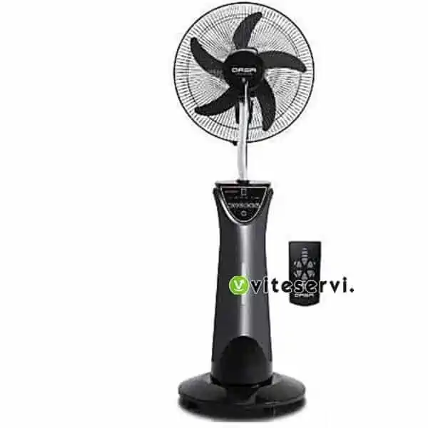 Ventilateur QASA Electrique à refroidissement et humidificateur par eau rechargeable-climatiseur