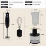 Mixeur Plongeant 4 en 1 SOKANY WK-1710-4  500W