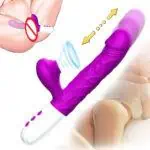 Vibromasseur lapin suceur de poussé pour femmes