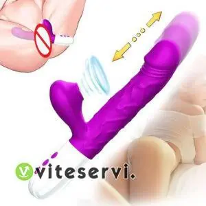 Vibromasseur lapin suceur de poussé pour femmes