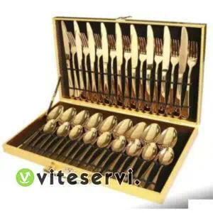 Set de 36 pièces de Couteaux - de cuillères à soupe et café et de fourchettes