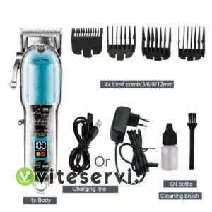 Tondeuse professionnelle rechargeable Darling transparent model 1539