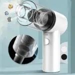 Aspirateur Portatif et Mini, éclairage LED, forte et grande aspiration Cyclone, Rechargeable  pour voiture et maison