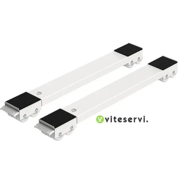 51YZ CM3OZL. AC SL1500 Support mobile réglable pour machine à laver, 2 pièces/ensemble, roulettes pour réfrigérateur et sèche-linge