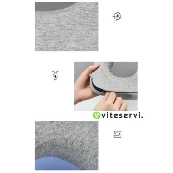 66028306 22 image Coussin pliable de sieste, oreiller pour un sommeil confortable et profond