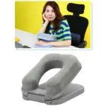 Coussin pliable de sieste, oreiller pour un sommeil confortable et profond