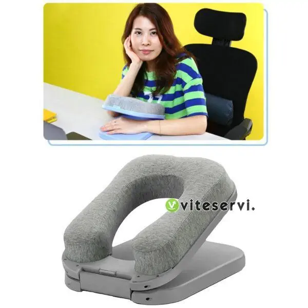 66028307 7 image Coussin pliable de sieste, oreiller pour un sommeil confortable et profond