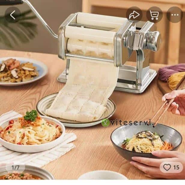 71819ee6 eca7 4997 9338 19e0d75c709d 1 Laminoir Ravioli Manuelle à pâte en Acier inoxydable