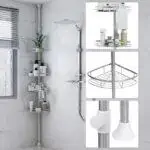 Étagère de coin de salle de bain 4 niveaux