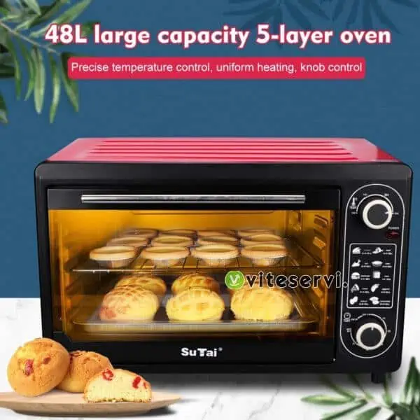 Four lectrique multifonctionnel 48l petit appareil de cuisson Intelligent contr le de la temp rature.jpg Q90.jpg Four électrique multifonction 48l Su Tai