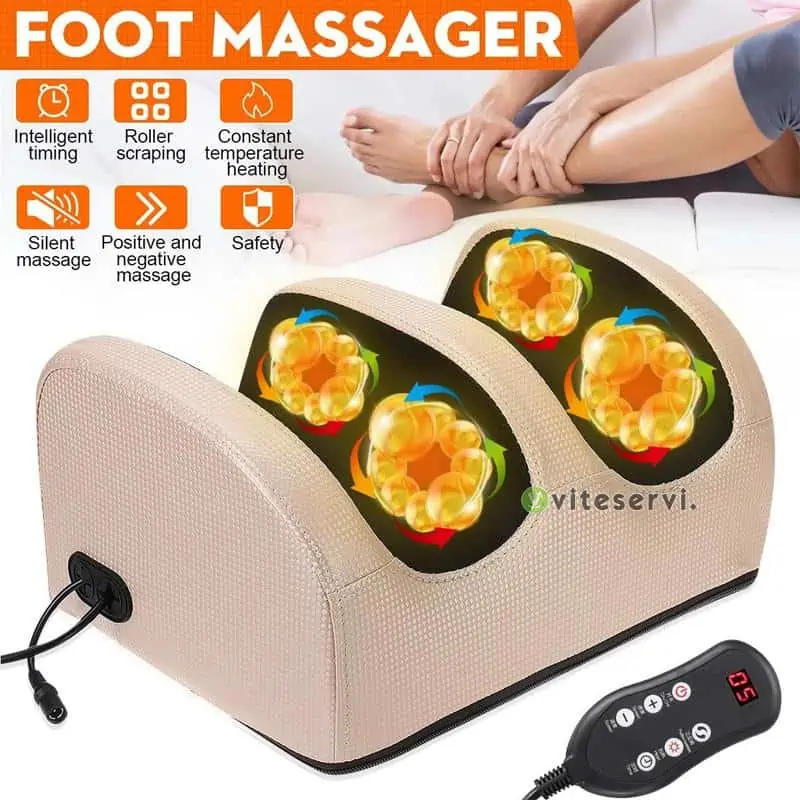 Masseur piieds Appareil électrique de Massage des pieds et de thérapie par chauffage