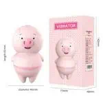 Vibromasseur clitoridien en forme de cochon, pour lécher le clitoris, 6 Modes, Portable, sans fil, adulte, Mini cochon, jouets sexuels pour femmes
