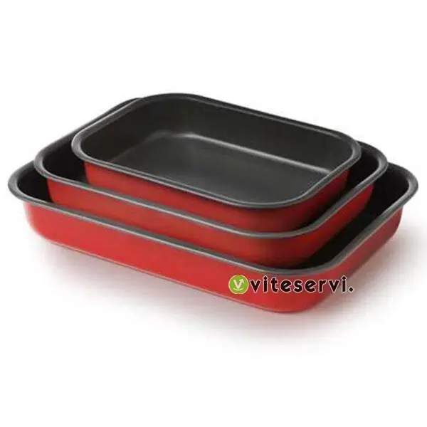 Set de 3 moule à gâteau rectangulaire