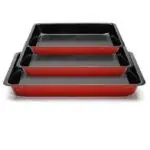 Set de 3 moule à gâteau rectangulaire