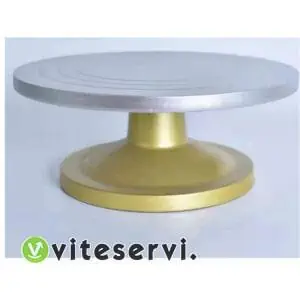 Présentoir de décoration de gâteau rond antidérapant