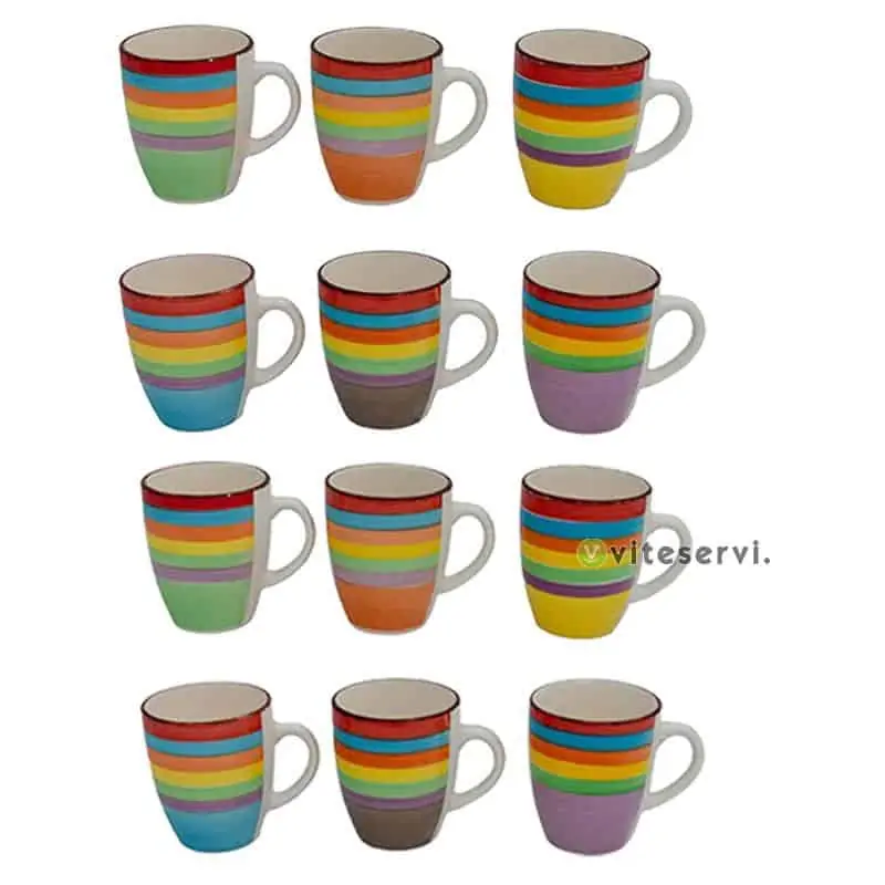 set de 12 tasses Set de 12 tasses en céramiques