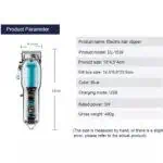 Tondeuse professionnelle rechargeable Darling transparent model 1539