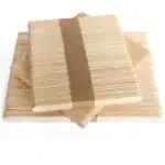 Ensemble de 100 pièces bâtonnés de glace en bois, mélangeur de solution naturelle ou chimique
