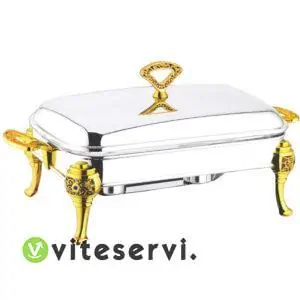 Dish de service en acier inoxydable 3 litres