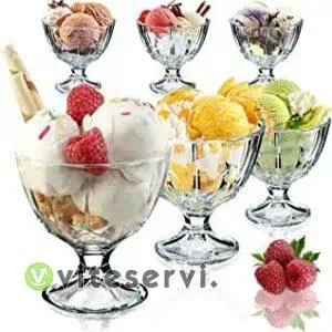 Lot de 6 verres à crème glacée