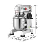 Robot Pâtissier Batteuse Commerciale Mélangeur De Farine Automatique Électrique Gâteau Aux Oeufs Pain Mélangeur De Pâte Mélangeur Alimentaire Pétrisseur 30l et 40l