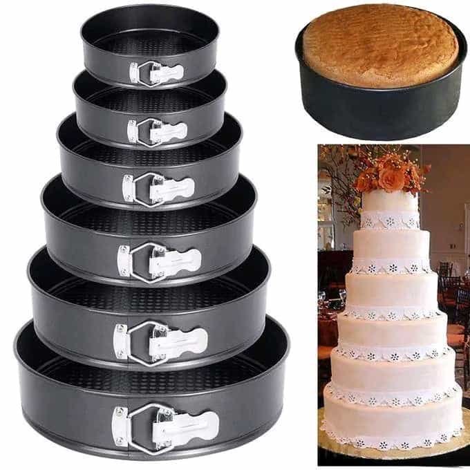 1664488379037 Lot de 6 moules ronds à charnière