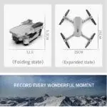 Mini drone E88 Pro 4k HD, double caméra, positionnement visuel, 1080P WiFi FPV
