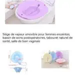 Siège de vapeur amovible pour femme enceinte