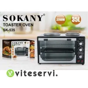 Four électrique 35L à double plaque chauffante SOKANY SK-535 3200W