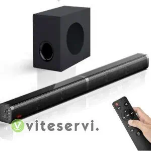 Home cinéma, barre de son modulable à télécommande pour TV et téléphone avec connection bluetooth