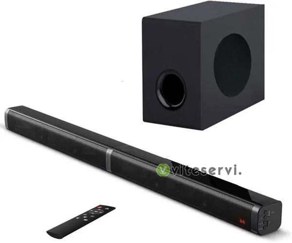 Home cinéma, barre de son modulable à télécommande pour TV et téléphone avec connection bluetooth