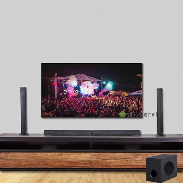 71yaxfkCA4L. AC SL1254 Home cinéma, barre de son modulable à télécommande pour TV et téléphone avec connection bluetooth