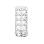 Lampe de luxe tactile cylindre lumineux à télécommande multicolore pour décoration