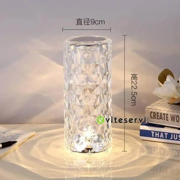 Lampe de luxe pour la deco 17 Lampe de luxe tactile cylindre lumineux à télécommande multicolore pour décoration