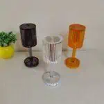 Lampe de luxe tactile à télécommande multicolore pour décoration