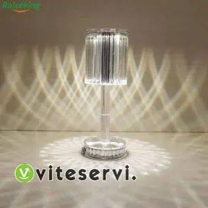 Lampe de luxe tactile à télécommande multicolore pour décoration