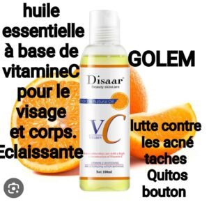 Vitamine C huile pour un visage et corps plus lisse et éclatant