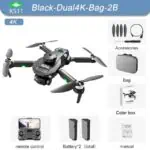 Mini drone 8K professionnel double caméra et double battérie de 145g