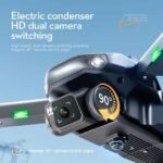 Mini drone 8K professionnel double caméra et double battérie de 145g