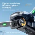 Mini drone 8K professionnel double caméra et double battérie de 145g