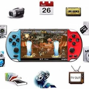 Console de jeu de marque SONGLAN-X7Plus 5,1 pouces intégré 10500 à double joystick, 8 Go de RAM, MP3, MP4, MP5 pour film/vidéo/musique/cadeau