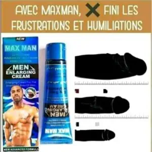 Maxman Creme est un drop sex pour augmenter votre libido,durabilité sexuelle et la taille