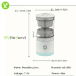 Extracteur de Jus Sans Fil Portable Rechargeable par USB