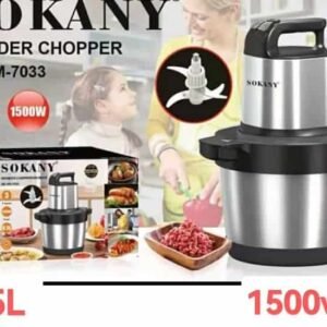 Machine à piler igname 6.5L - SOKANY SK-YM-7033, Hachoir métallique à viande électrique 1500W