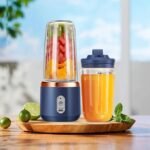 Presse-agrumes portable multifonction électrique Mini presse-agrumes mélangeur rechargeable pour cuisine ( fruits et légumes)